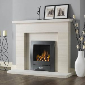 Pure Glow Drayton Gas Fireplace Suite with Zara Graphite
