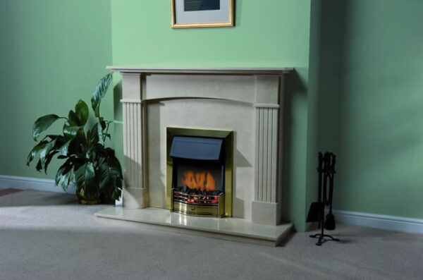 Fluted Arch Fireplace