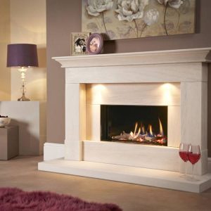 The Collection by Michael Miller - Parada Illumia 54S Gas Fire Suite