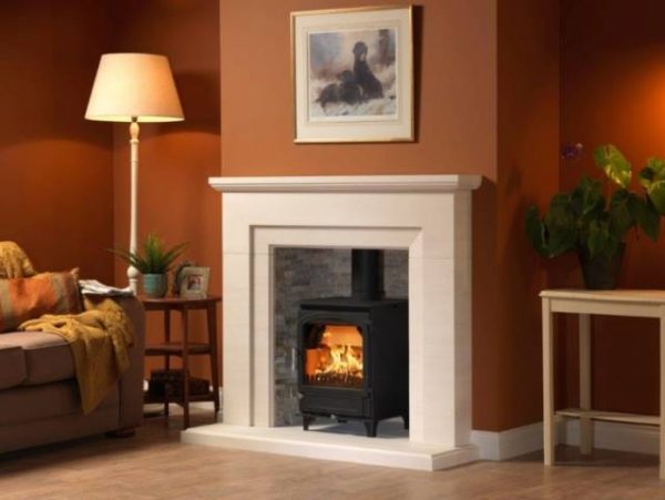 Purevision - HPV5 multi fuel stove-curved door model