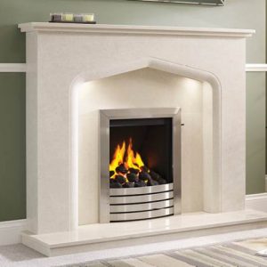 Elgin & Hall - Verdena Marble fireplace