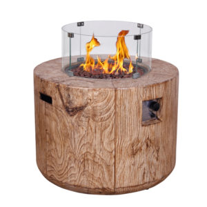 Verano Gas Table Round fire on