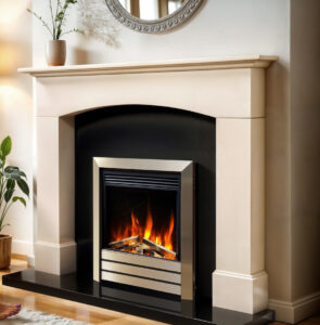Celsi Ultra FX Parrilla Satin Champagne electric fire