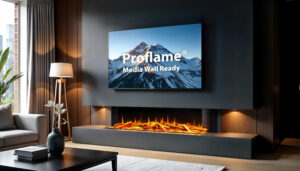 Flavel Proflame media wall fire