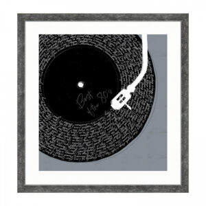 Sounds of the 80's picture frame