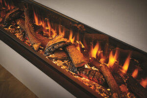 iRange i2200e Deep Woodland Log Fuel Bed