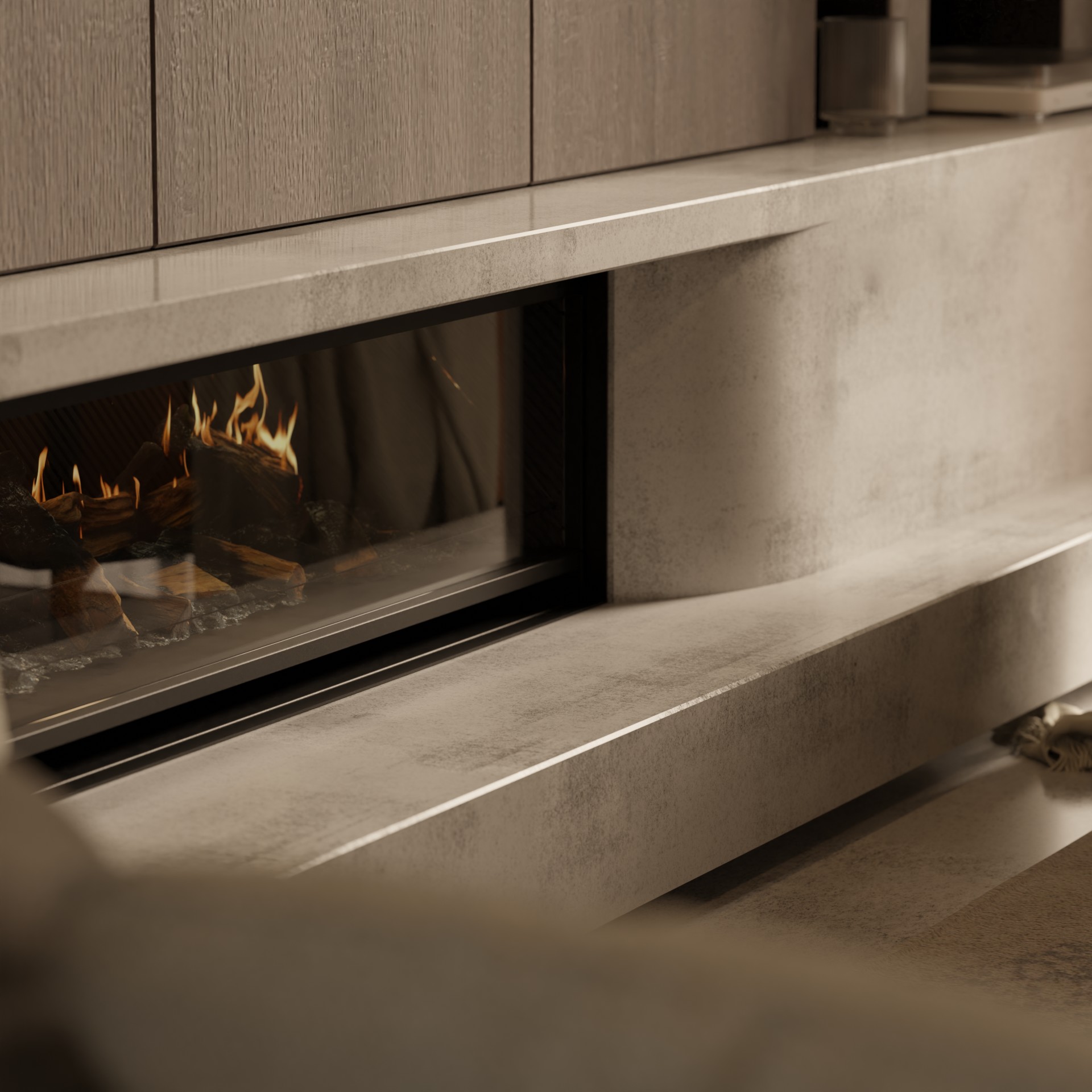 Escea LE1550 Holographic electric fireplace 1